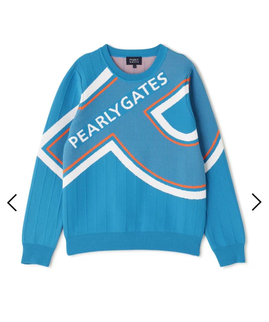 パーリーゲイツレディースピンタッククルーネックニットプルオーバーサイズ1