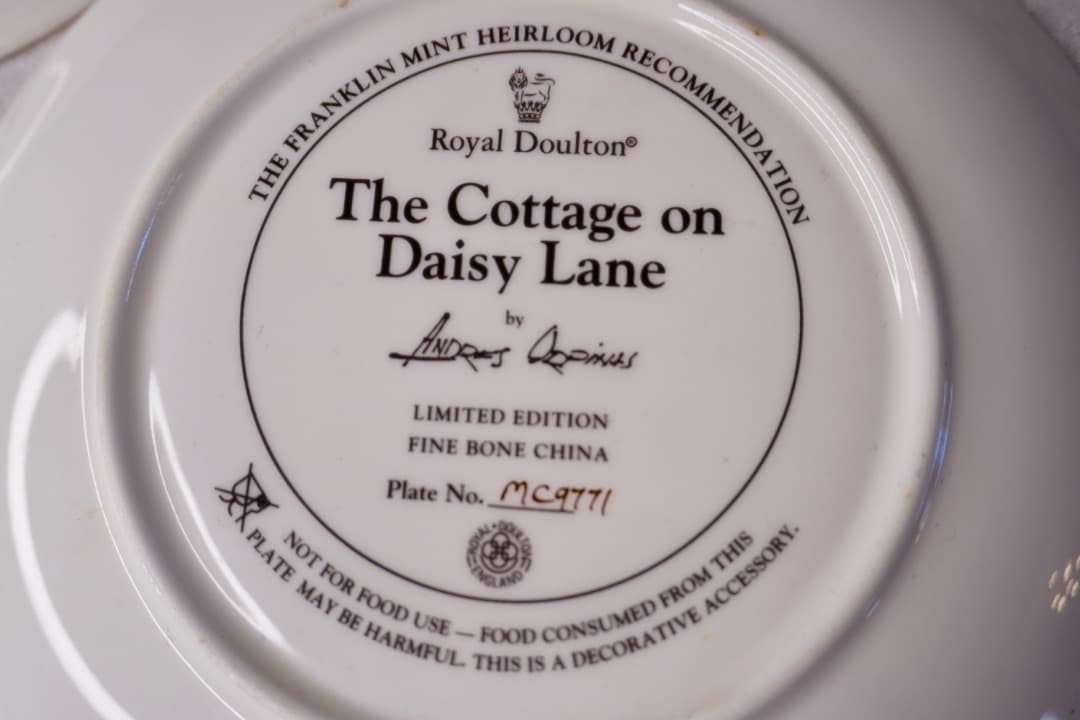 Franklin Mint   絵皿 3枚セット