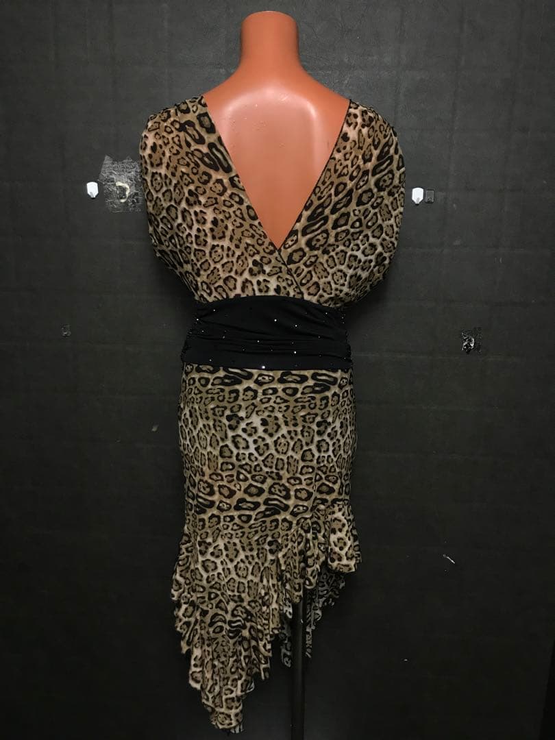 【gentil】ヒョウ柄ラテンワンピース 3213