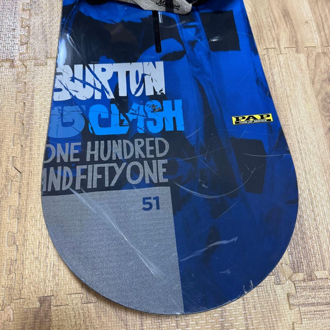 2点セット BURTON CLASH 151cm ビンディング グラトリ 初心者
