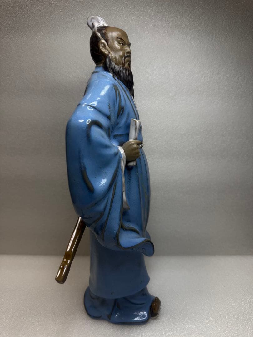 在庫処分‼️ 陶器 手工製作 高溫燒製 三国志人物 「曹操」