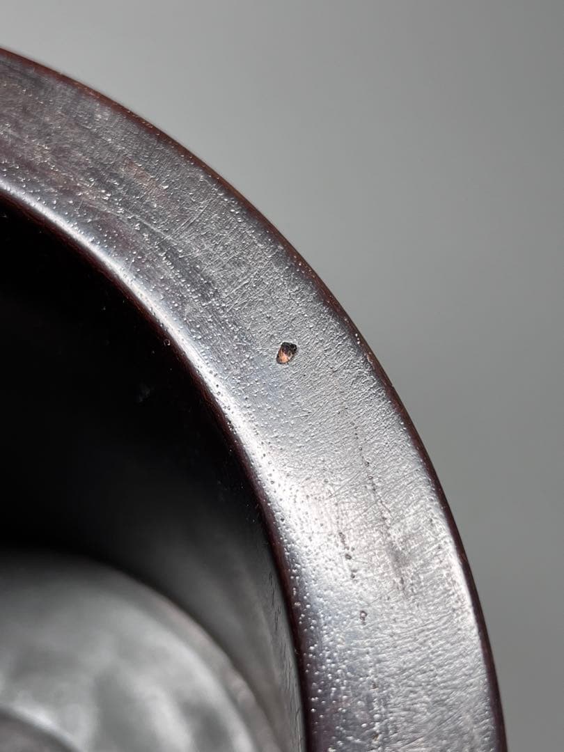 古美術　唐木　黄花梨　筆筒　筆立　素工　文房具　木製　置物　時代物　旧蔵