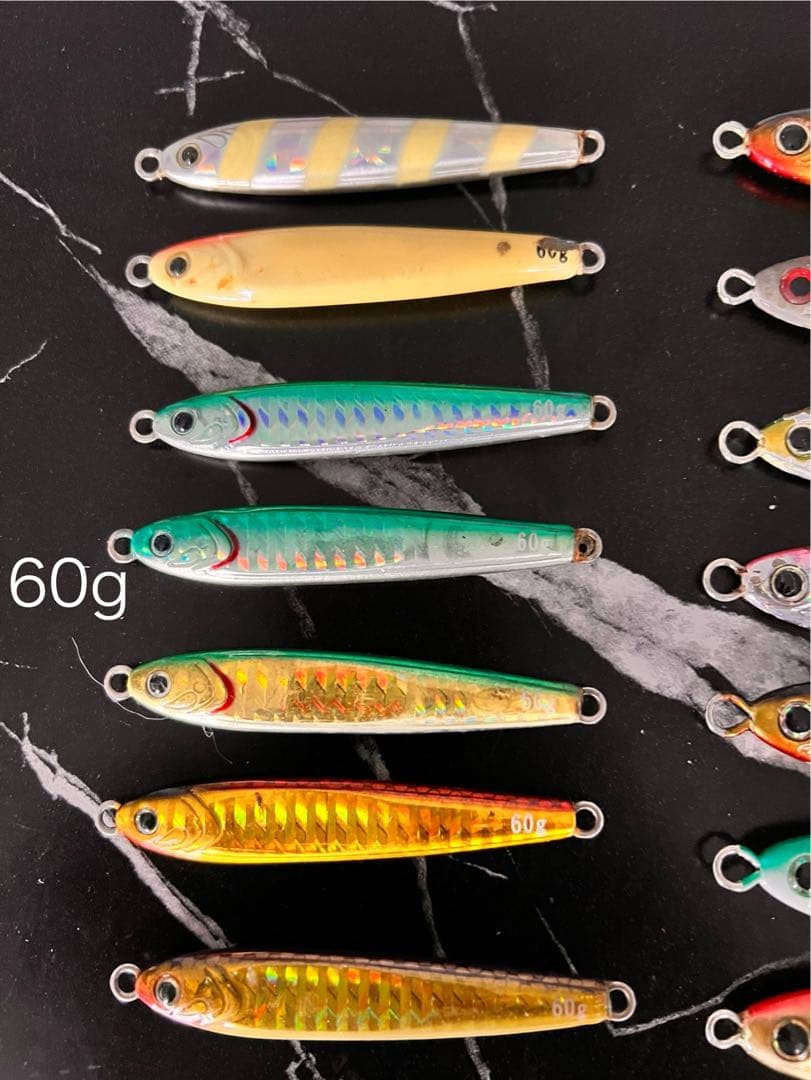 SLJ TGベイト メタルジグ 35本セット 60g〜150g