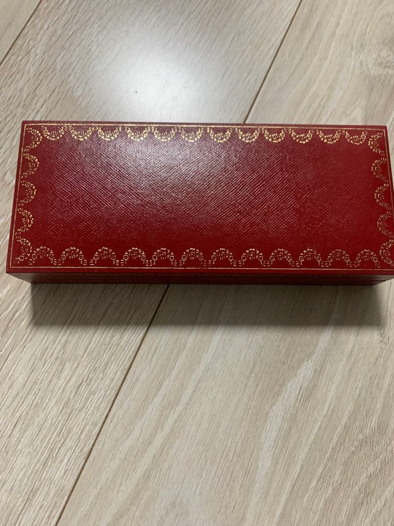 Cartier ボールペン シルバー 格子模様