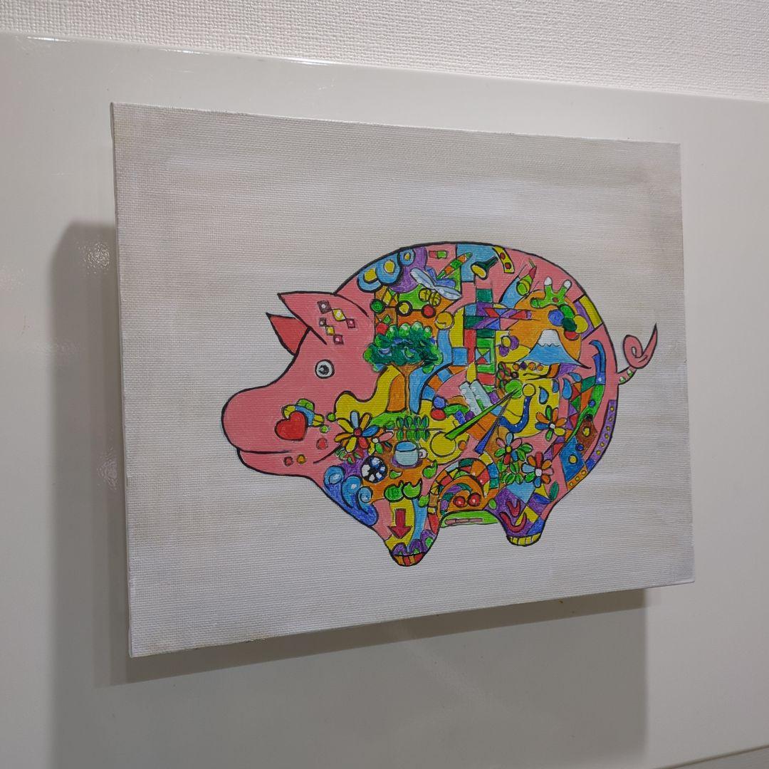 抽象画　絵画　作品名　まもるもの