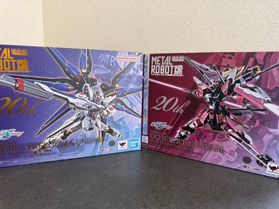 LROBOT魂 20thストライクフリーダム&インフィニットジャスティス