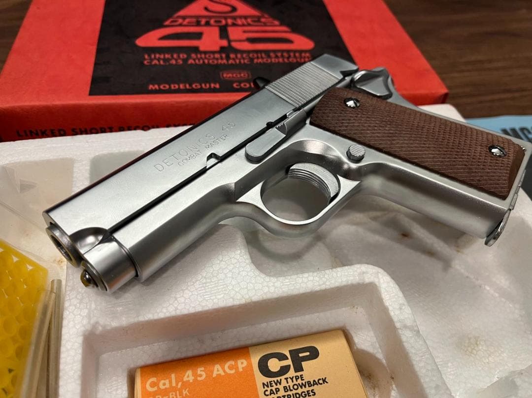 MGC DETONICS45 モデルガン シルバー