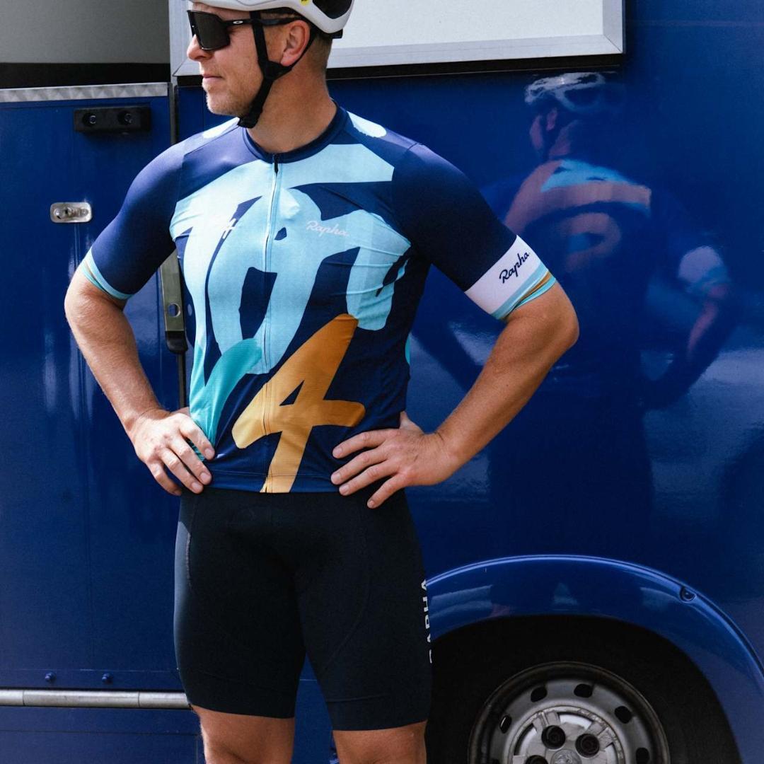 新品 Rapha 特別限定版 ツールド4 メンズ ジャージ Sサイズ 半袖