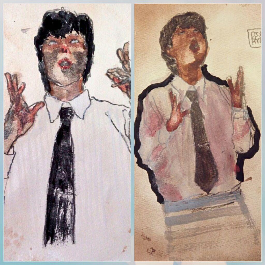 イラストオーダー 水彩画:アウトサイダー