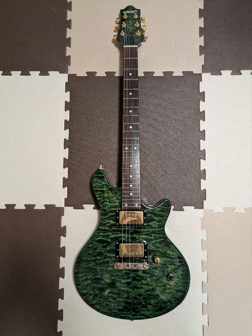 【美品】 the GazettE 麗 モデル　Edwards E-U-HL2 緑