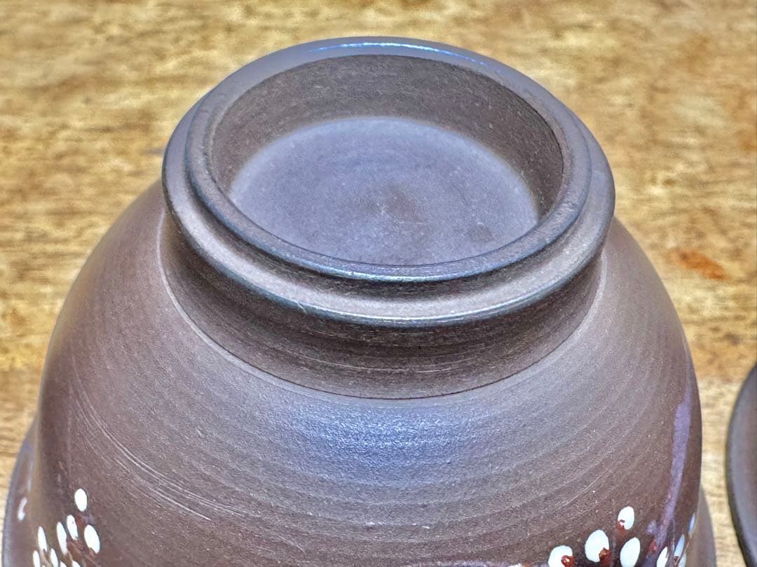 万古焼 紫泥 玉露碗 五客揃