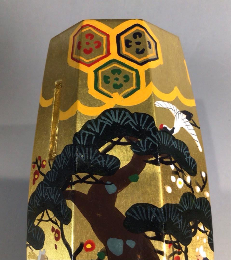 Ｐ２９９　香合　『南斎造』『高砂松竹梅文』『ぶりぶり香合』　共箱　茶道具