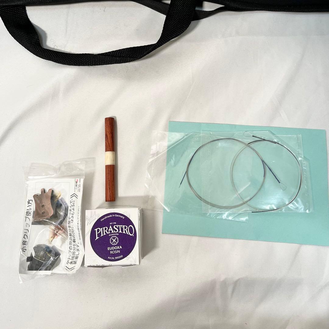 二胡 宋廣寧製 ケース付き　ねじれ糸巻き　楽器　民族楽器