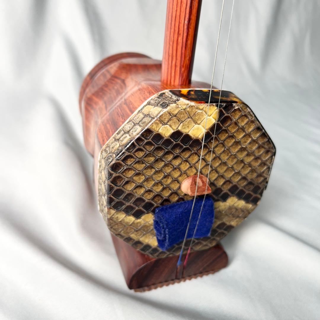 二胡 宋廣寧製 ケース付き　ねじれ糸巻き　楽器　民族楽器