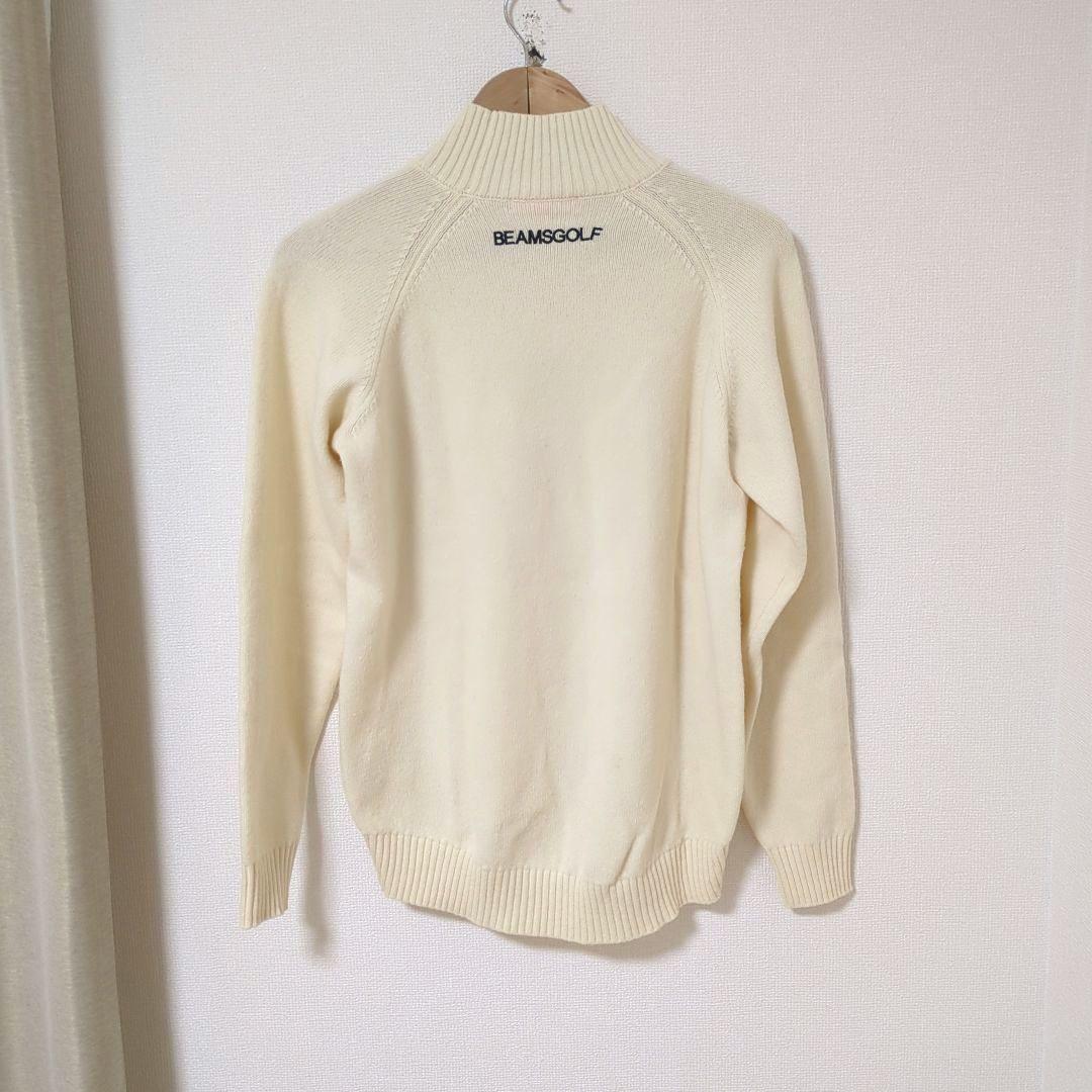 ★美品★BEAMS　GOLF　フロントロゴハイネックニット　サイズ　L