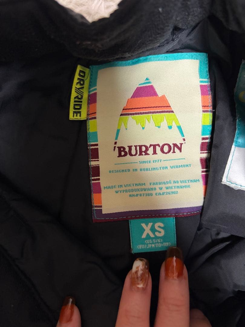 burton バートンキッズ スキー、スノーボードウェアXS