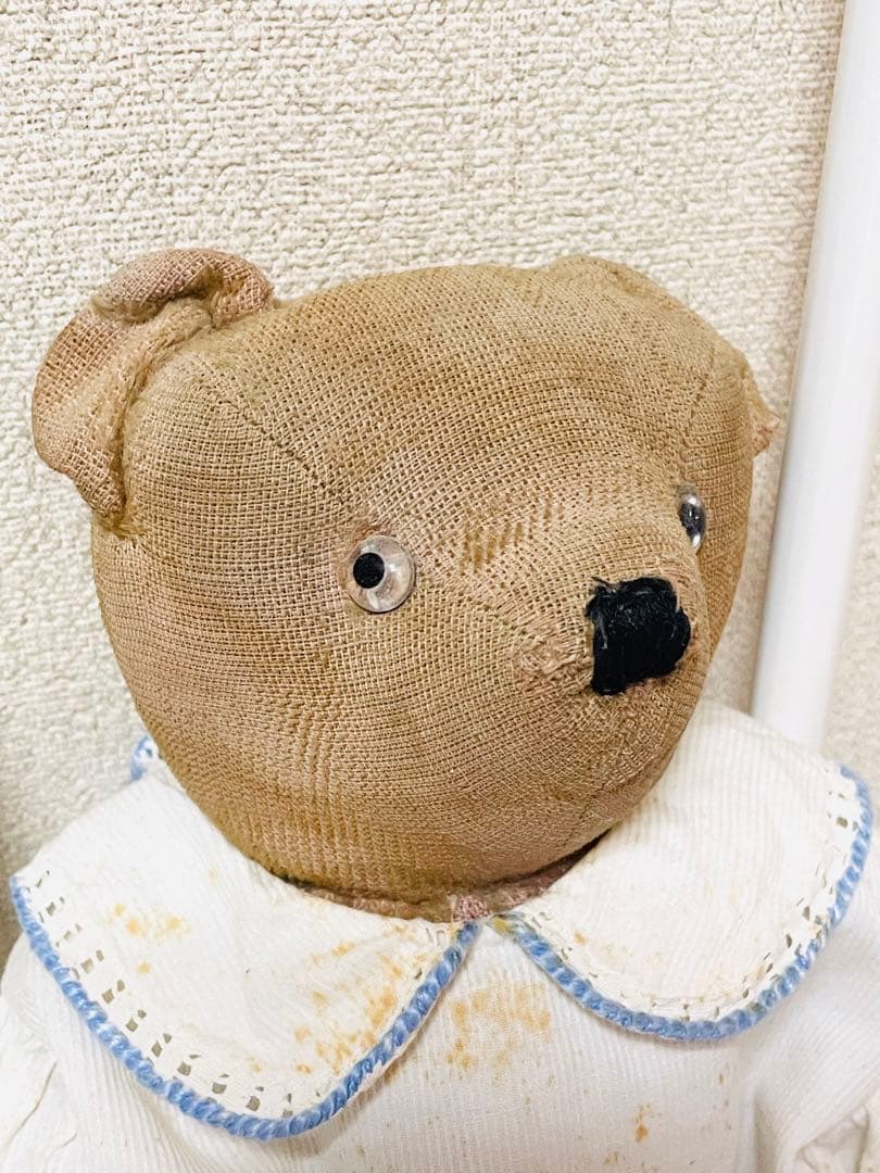 レア フランス アンティーク ピンクベア