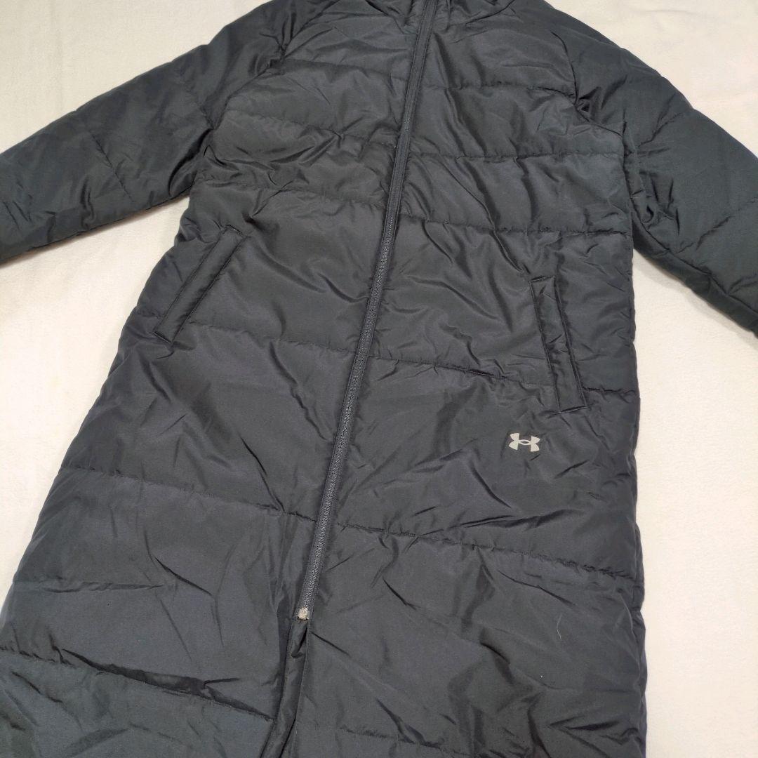 【大きいサイズ】アンダーアーマー ベンチコート スポーツ観戦 ブラック XL