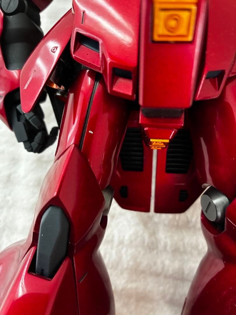 MG サザビー 塗装済み完成品 メタリックレッド 傷あり 本体のみ