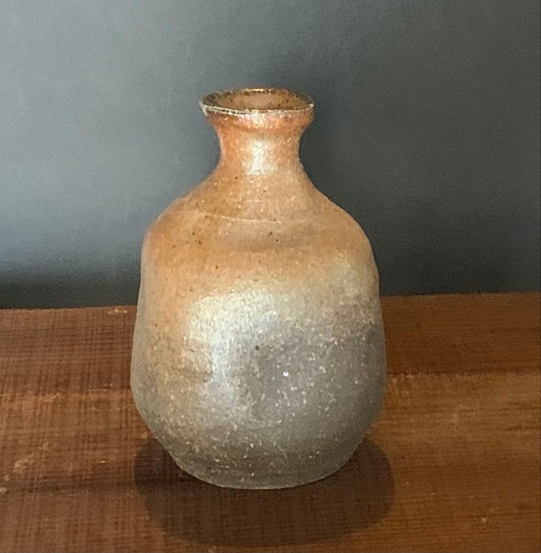 花入 花器  穴窯 薪窯   焼き締め フラワーベース