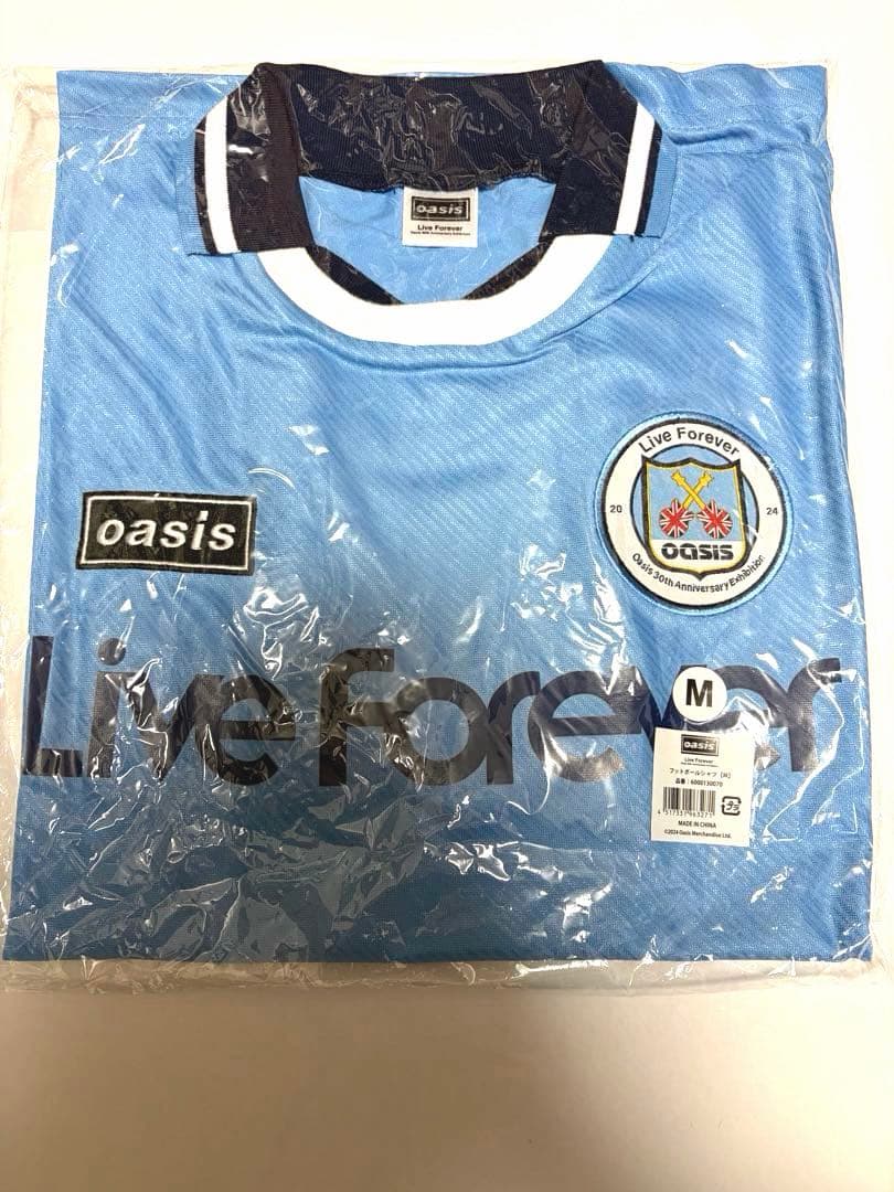 Oasis オアシス 30周年特別展 フットボールシャツ M 新品・未使用