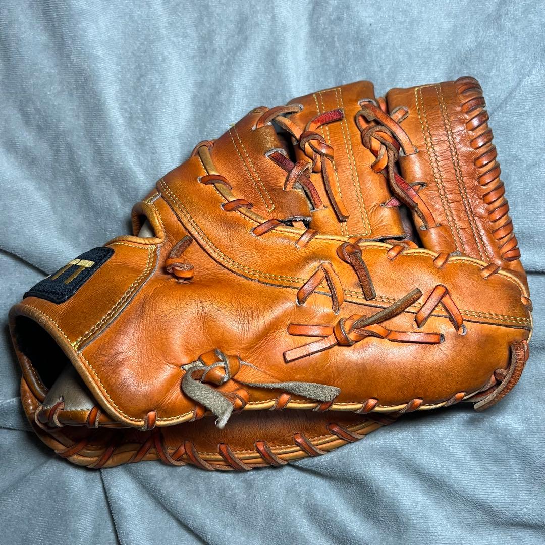 ZETT PROSTATUS 軟式用グローブ 日本製 オレンジ