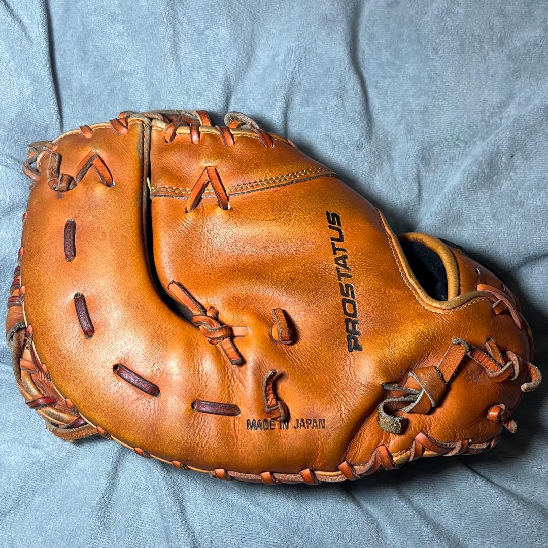 ZETT PROSTATUS 軟式用グローブ 日本製 オレンジ