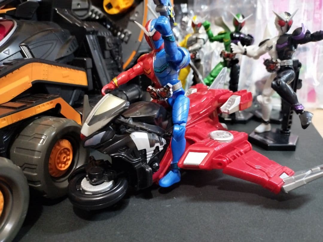 仮面ライダーW DXリボルギャリー＋アクセルガンナー＋双動限定含む5種