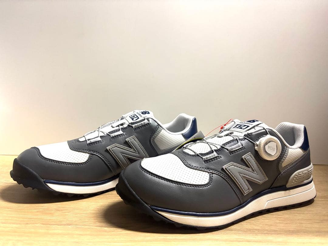 未使用 29cm 2E ニューバランスゴルフシューズUG574BJ4 グレー