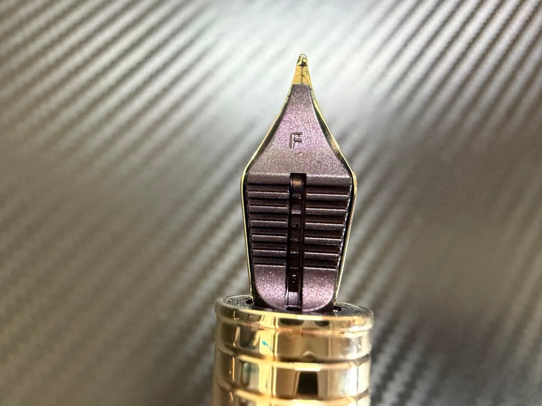 未使用に近い パーカー プリミエ ストームグレー GT F 細字 万年筆