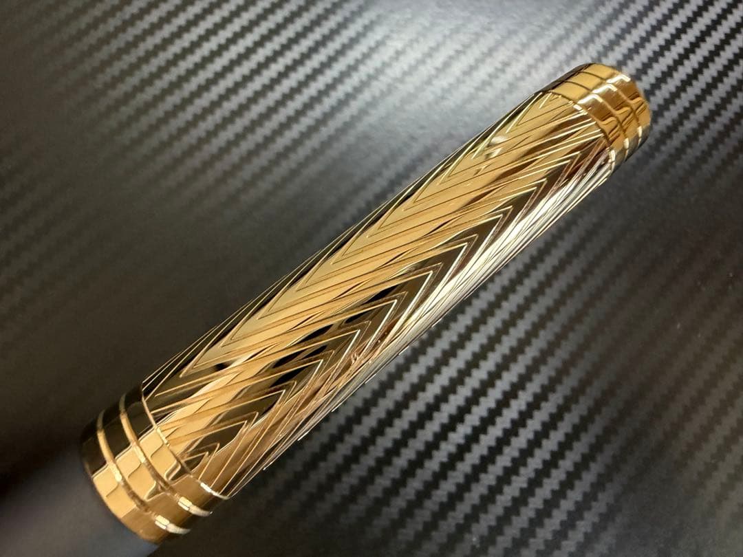 未使用に近い パーカー プリミエ ストームグレー GT F 細字 万年筆