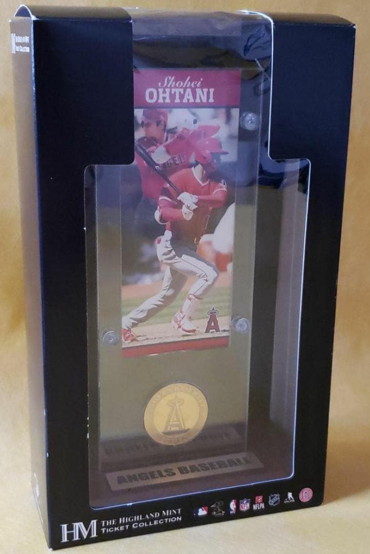 大谷翔平選手 メジャー初ヒット記念 チケット& デスクトップスタンド