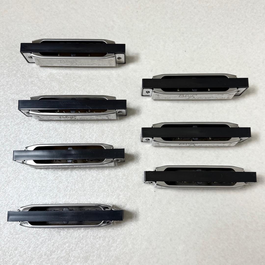 美品 Fender BLUES DELUXE ハーモニカ 7本セット ケース付