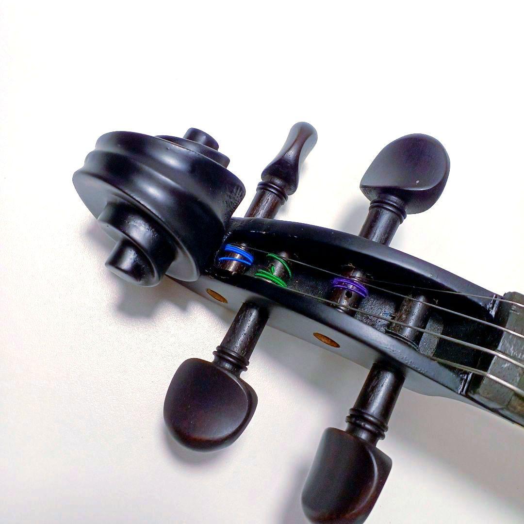 美品☆hallstatt ハルシュタット CV-210E エレキバイオリン 黒