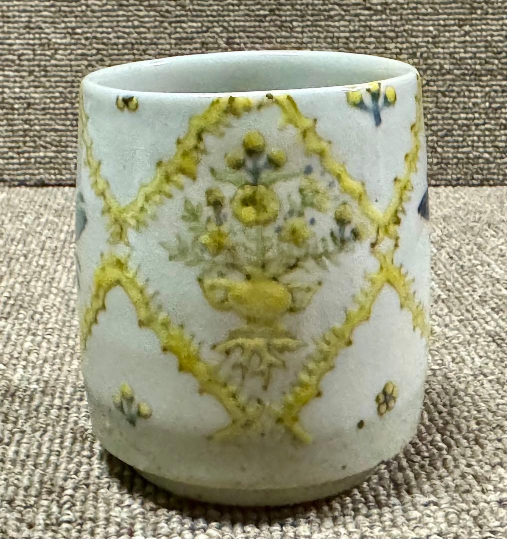 更紗柄 山崎裕理 湯呑み