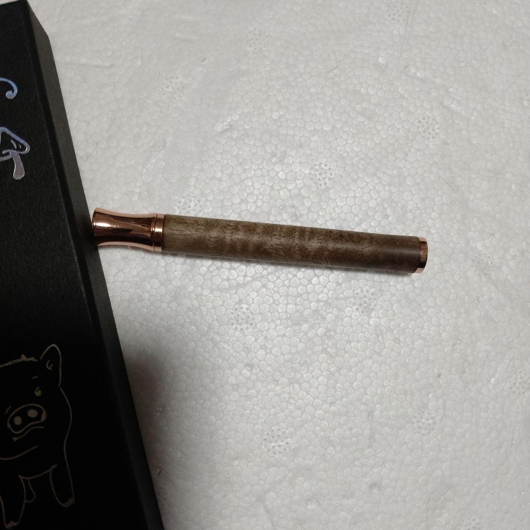 こぶた工房 芯ケース ジェニュインマホガニー極上＋ピンクゴールド