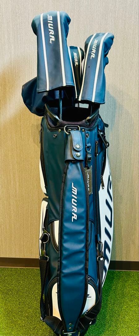【美品！格安！】三浦技研キャディーバッグ＋ヘッドカバーセット