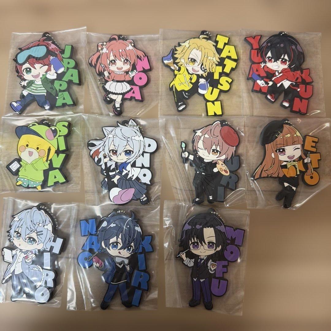 カラフルピーチ 一番くじ Powerful Art O賞 チャーム　コンプリート