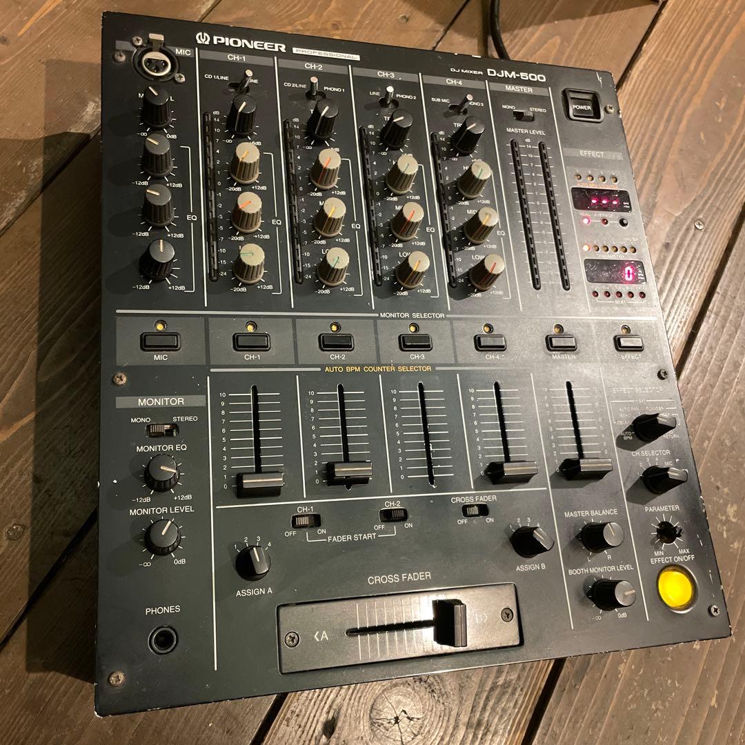 Pioneer DJM-500 DJミキサー ジャンク