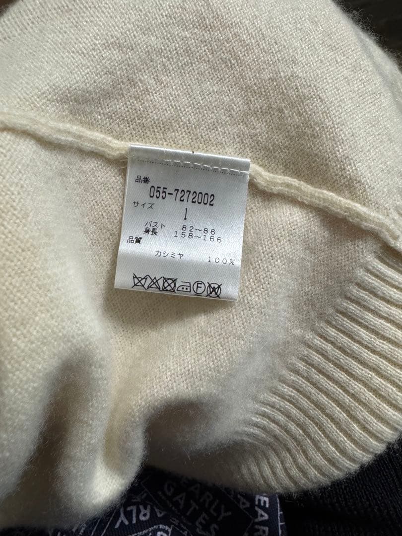 PEARLY GATES フード付きブルゾンカシミア100%