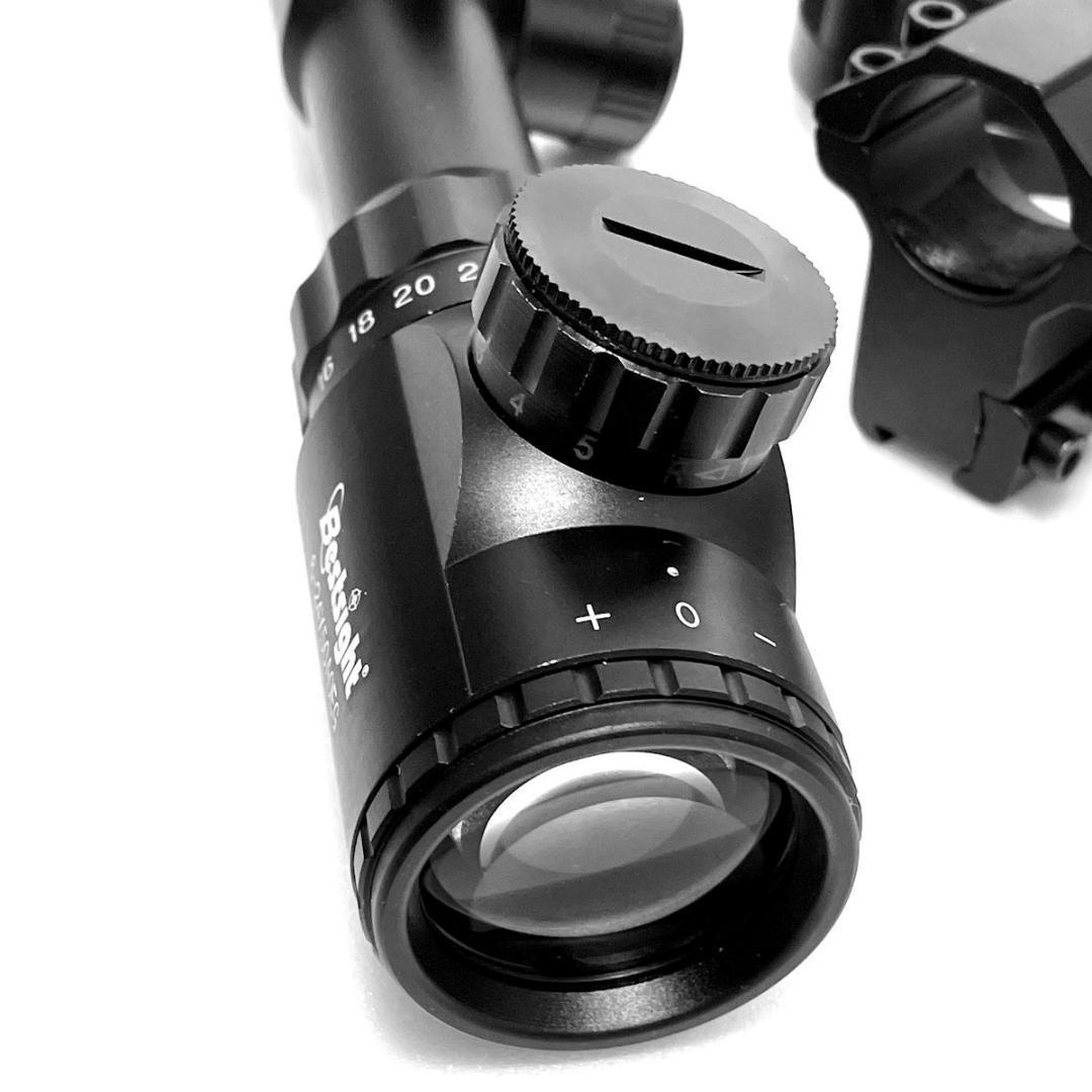 Bestsight製 実銃用スコープ 24倍 6-24x50リング 11mm付属