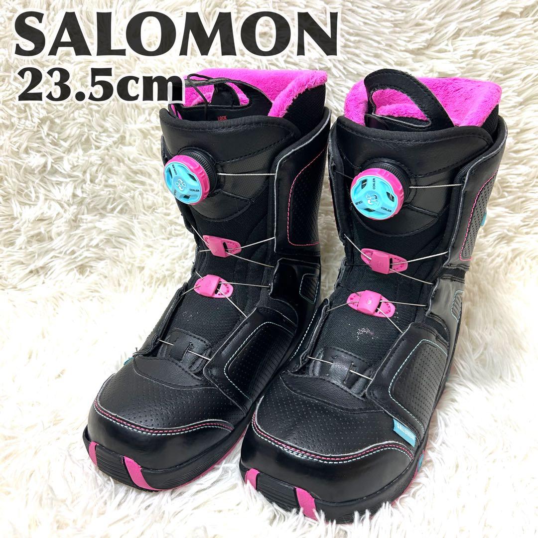 SALOMON MYRIAD BOA スノーボードブーツ 23.5 ブラック