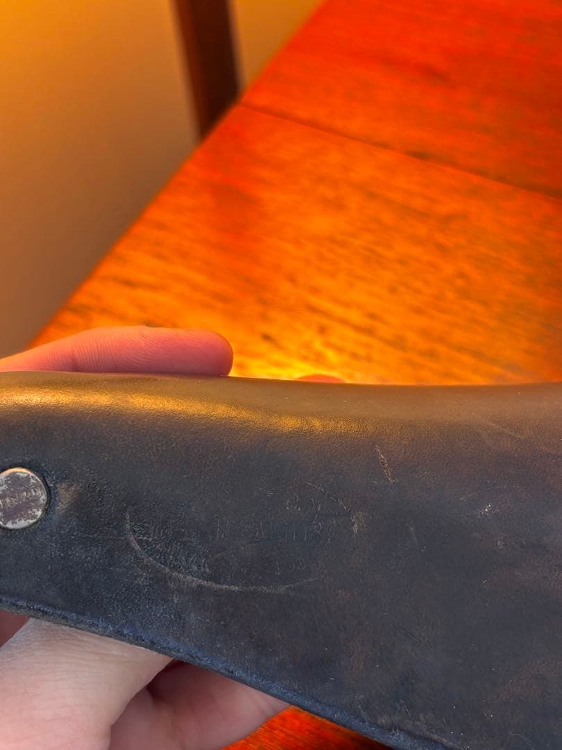 IDEALE 70 レザーサドル 1960年代