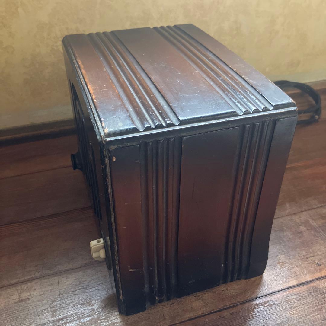 希少 昭和レトロ National ナショナル国民受信機 真空管ラジオ 戦前