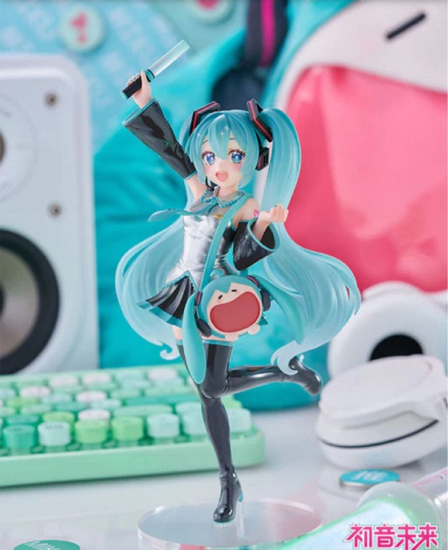 FURYU TENITOL 初音ミク UWA ふわふわ可愛い笑顔バッグ