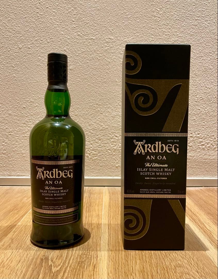 終売品 アードベッグ アン・オー 700ml シングルモルトウイスキー 化粧箱付
