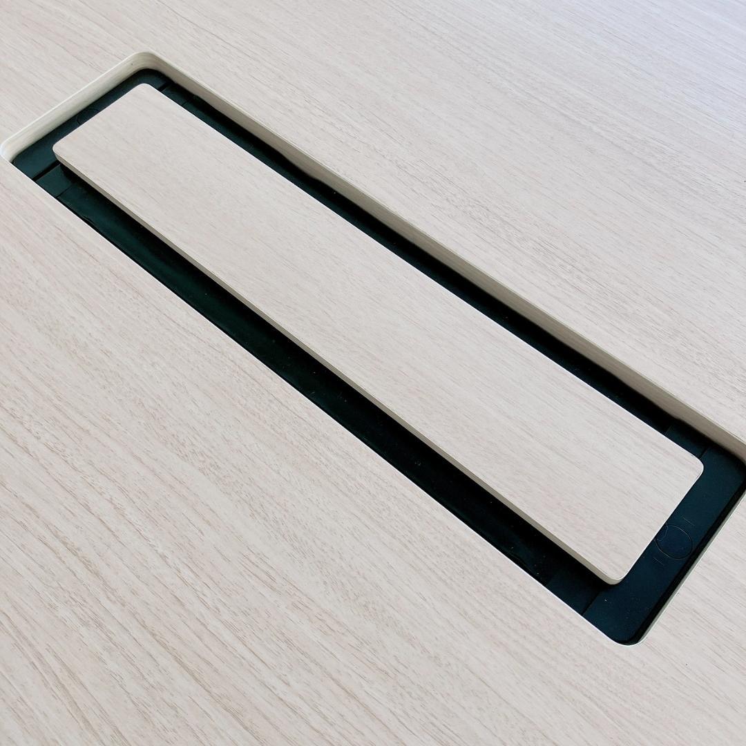 引取限定 オフィス家具 会議テーブルチェアセット 椅子4脚 OKAMURA