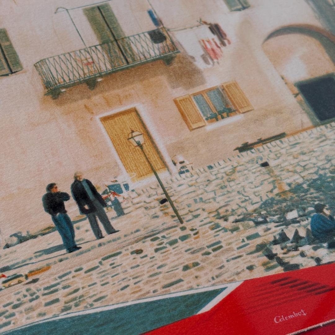 ヴァレンティーノ アリアンテ 直筆サイン・リトグラフ／額装