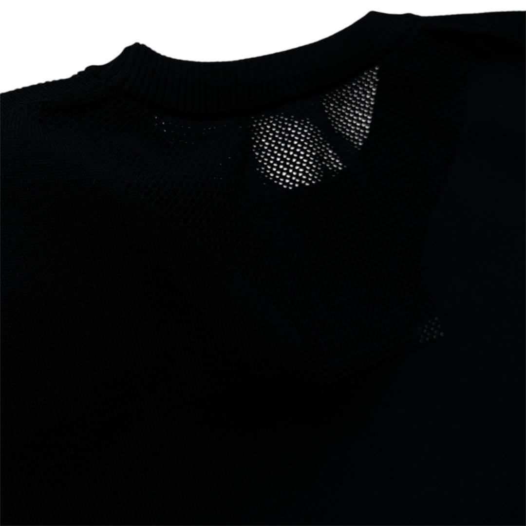 BLACK&WHITE ノースリーブニットベスト