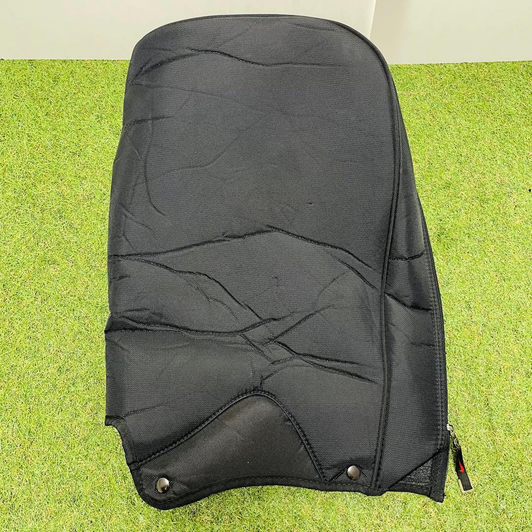 NIKE キャディバッグ ブラック/レッド ゴルフ 黒色